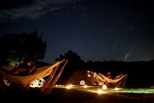 星空ハンモック