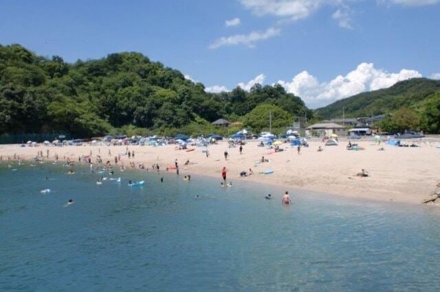 【海水浴】的場海水浴場