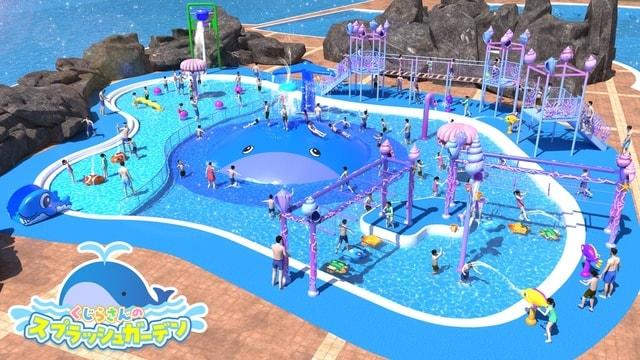 キッズプールエリア「くじらさんのスプラッシュガーデン」