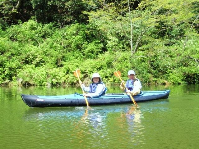 初夏・軽井沢近くで「大人の初めてカヌーカヤック体験」アウトドア 自然体験