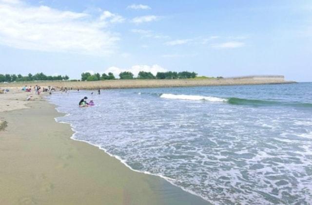 【海水浴】月見ヶ丘海水浴場