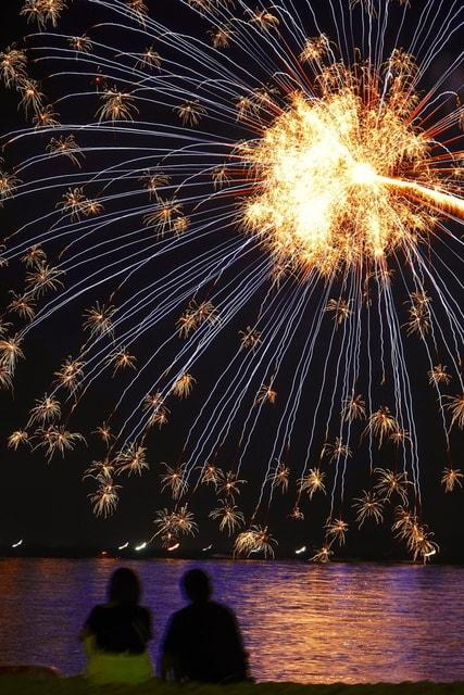 南紀白浜温泉2025年メッセージ花火