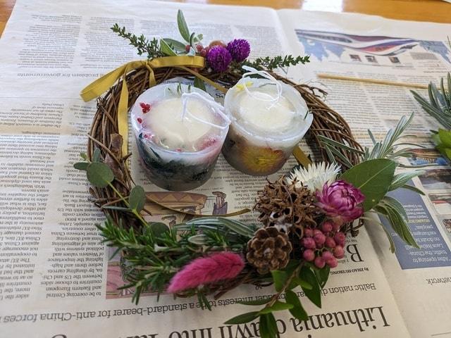 ボタニカルキャンドル＆リース作り