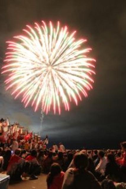 乙部町ふれあい交流盆おどり・花火大会