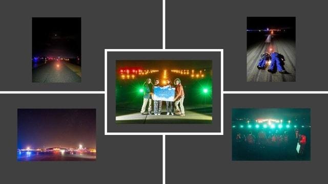 滑走路上からみる満天の星「ランウェイナイトウォーク」INとかち帯広空港