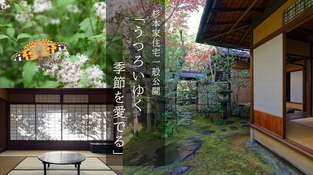 重要文化財 杉本家住宅一般公開「うつろいゆく季節を愛でる」