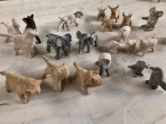 造形教室「陶芸粘土で動物や好きなキャラクターをつくろう！」