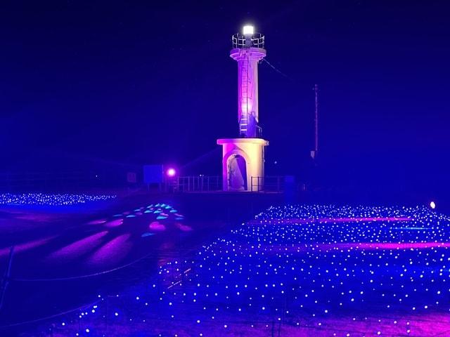 飯岡灯台　恋するライトアップ2025