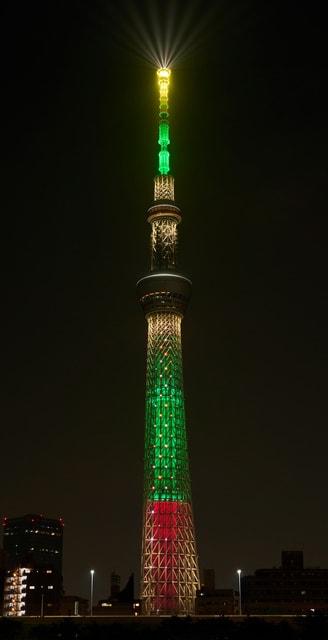 東京スカイツリークリスマス特別ライティング