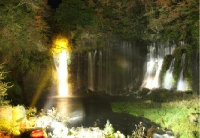 世界遺産 白糸ノ滝ライトアップ2025