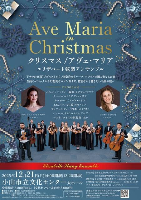 クリスマス/アヴェ・マリア　～エリザベート弦楽アンサンブル～ （小山市立文化センター）
