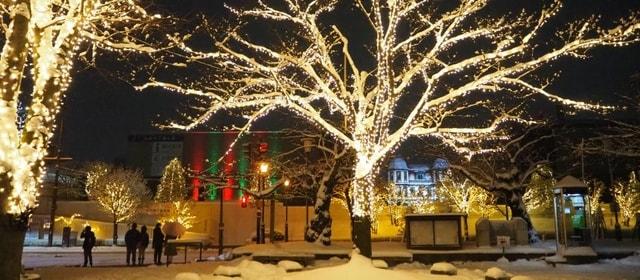 弘前市役所前庭イルミネーション