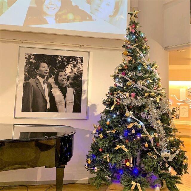 三浦綾子記念文学館　クリスマスツリー点灯式＆ミニコンサート