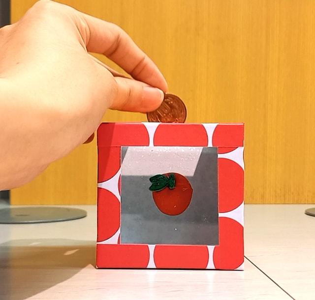 冬限定新工作プログラム「お金の消える貯金箱」