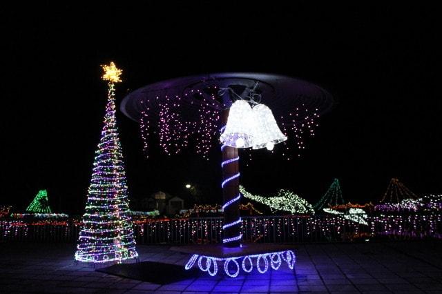 あやめ池ウィンターイルミネーション2025