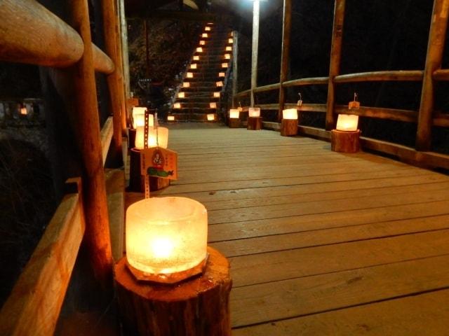 第28回　鹿教湯温泉　氷灯ろう夢祈願