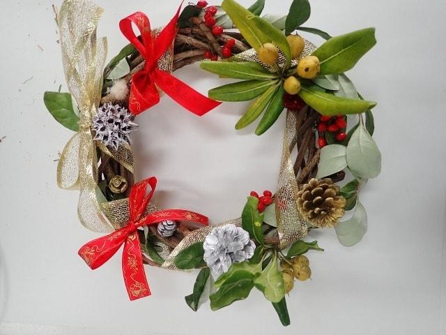 淡路島国営明石海峡公園　クリスマスリースづくり
