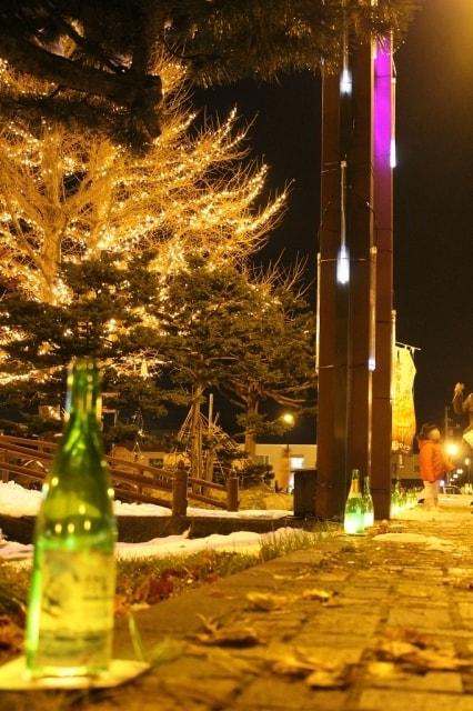 余市イルミネーション　琥珀色の夢