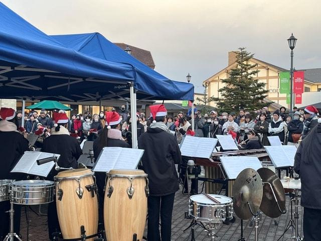 土岐プレミアム・アウトレット　土岐商業高校 吹奏楽部 クリスマスコンサート