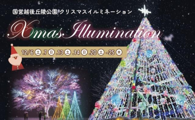 国営越後丘陵公園　Xmasイルミネーション