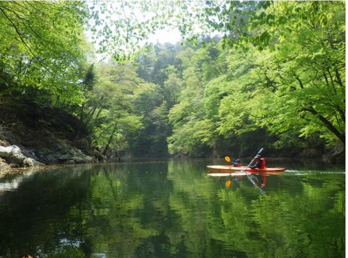 新緑の那須塩原、カヤックやSUPで水辺から絶景を満喫！