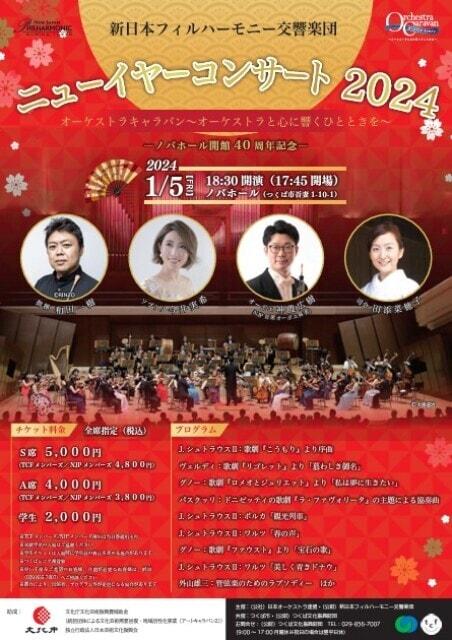 新日本フィルハーモニー交響楽団 ニューイヤーコンサート2024