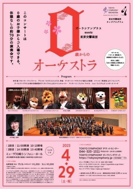 0歳からのオーケストラ ズーラシアンブラスmeets東京交響楽団
